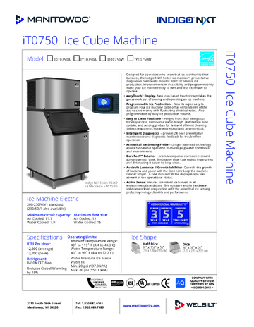 Spec Sheet