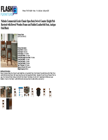 Spec Sheet