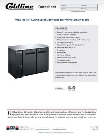 Spec Sheet