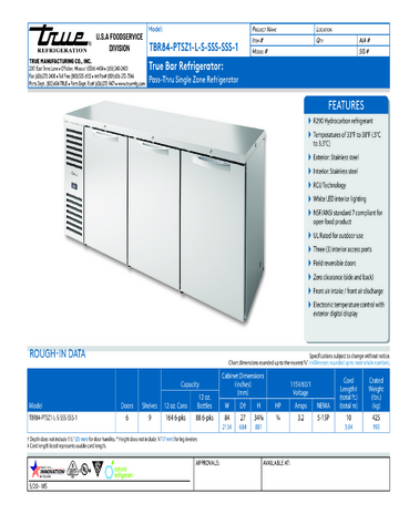 Spec Sheet