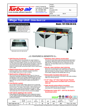 Spec Sheet
