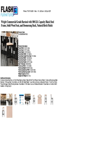 Spec Sheet