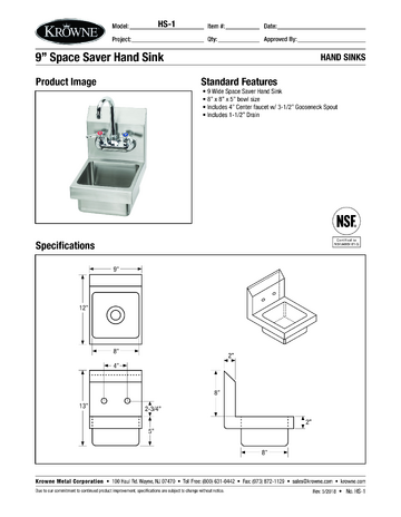 Spec Sheet