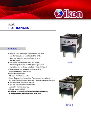 Spec Sheet