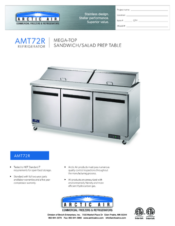 Spec Sheet