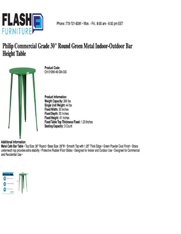 Spec Sheet