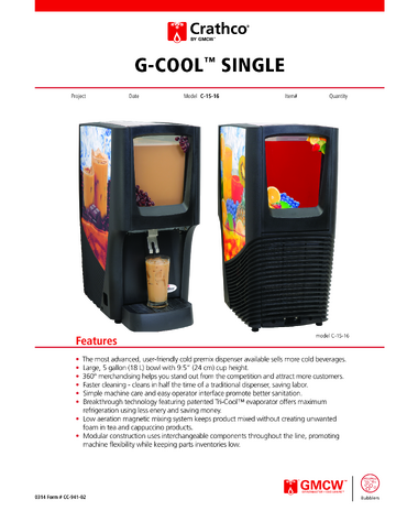 Spec Sheet