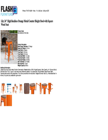 Spec Sheet