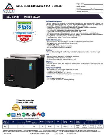 Spec Sheet