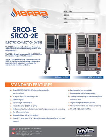Spec Sheet