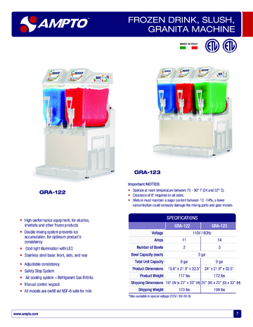 Spec Sheet