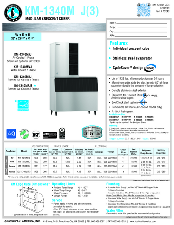 Spec Sheet