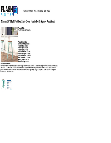 Spec Sheet