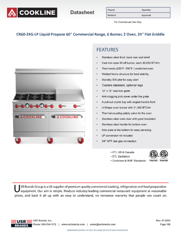 Spec Sheet