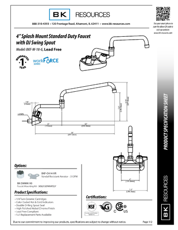 Spec Sheet