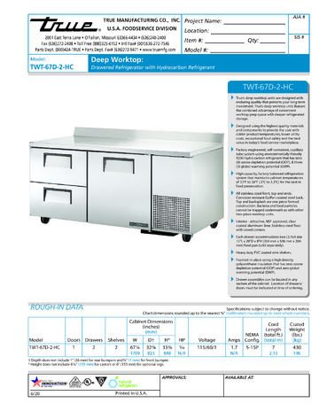 Spec Sheet