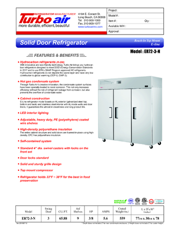 Spec Sheet