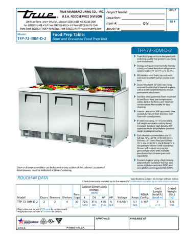Spec Sheet