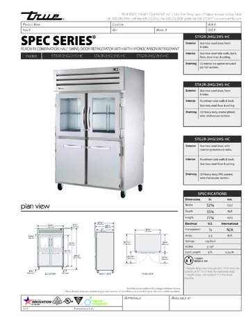 Spec Sheet