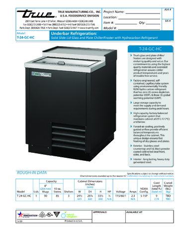 Spec Sheet