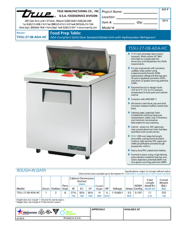 Spec Sheet