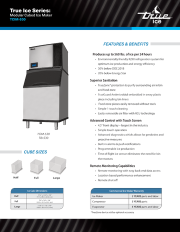 Spec Sheet