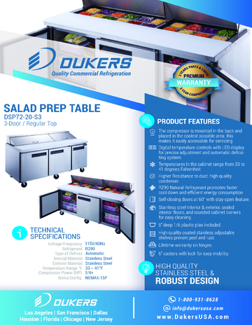 Spec Sheet