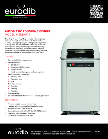 Spec Sheet