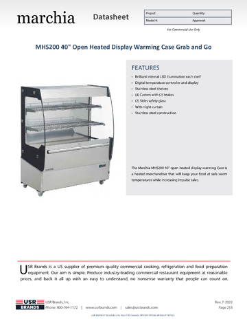 Spec Sheet