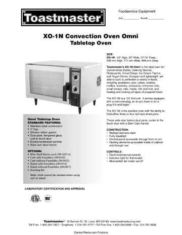 Spec Sheet