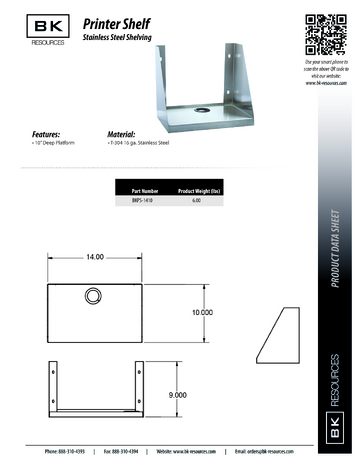 Spec Sheet