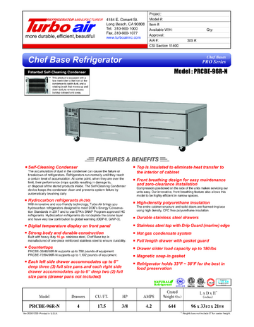 Spec Sheet