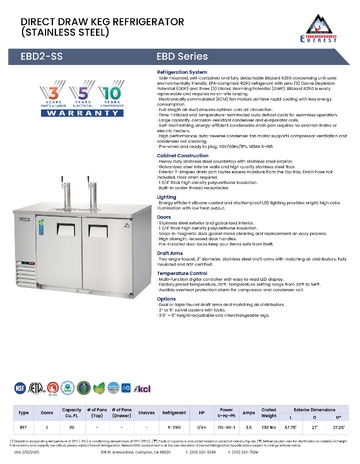 Spec Sheet