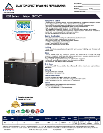 Spec Sheet