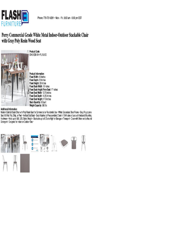 Spec Sheet