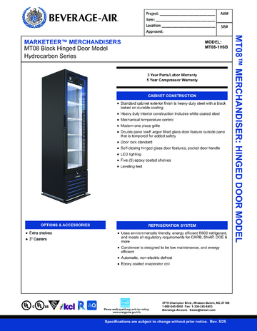 Spec Sheet