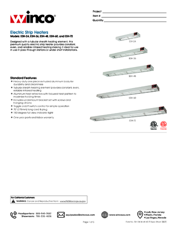 Spec Sheet