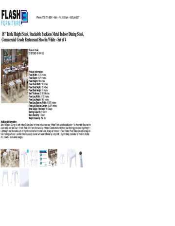 Spec Sheet