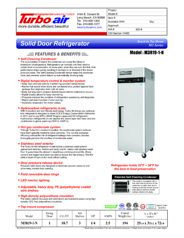 Spec Sheet