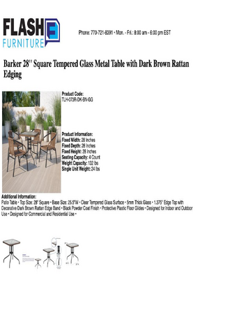 Spec Sheet