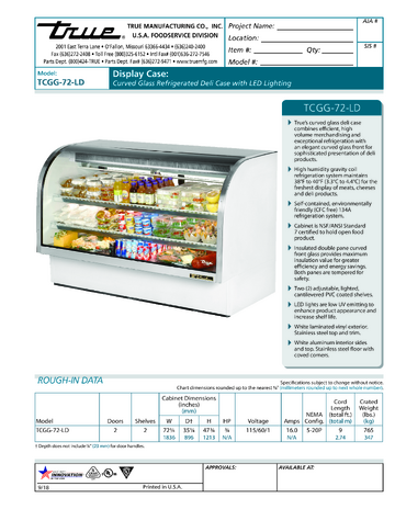 Spec Sheet
