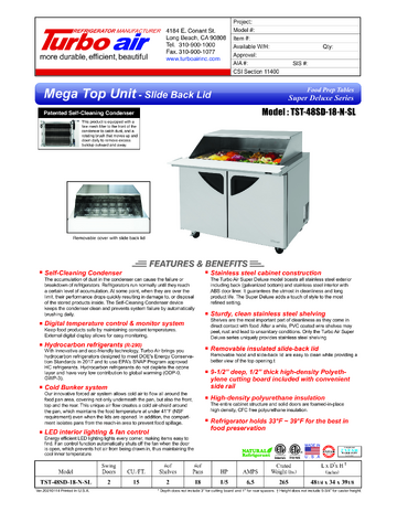 Spec Sheet