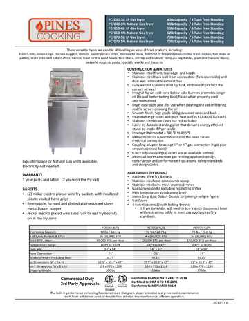 Spec Sheet
