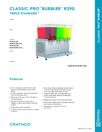 Spec Sheet