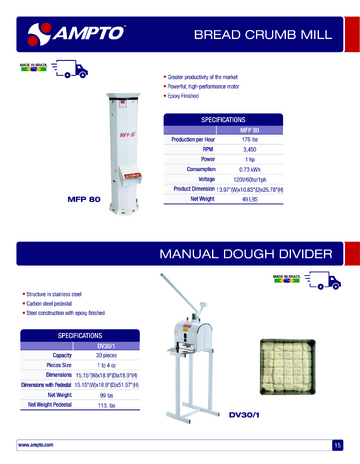 Spec Sheet