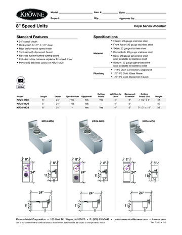 Spec Sheet