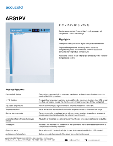Spec Sheet