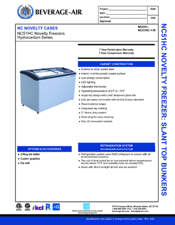 Spec Sheet