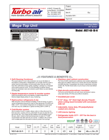 Spec Sheet