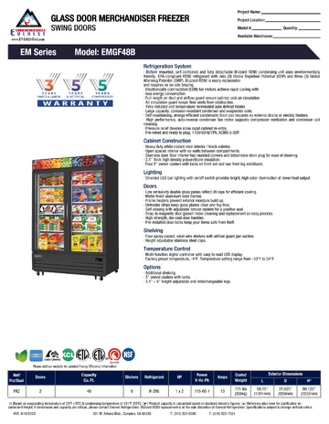 Spec Sheet
